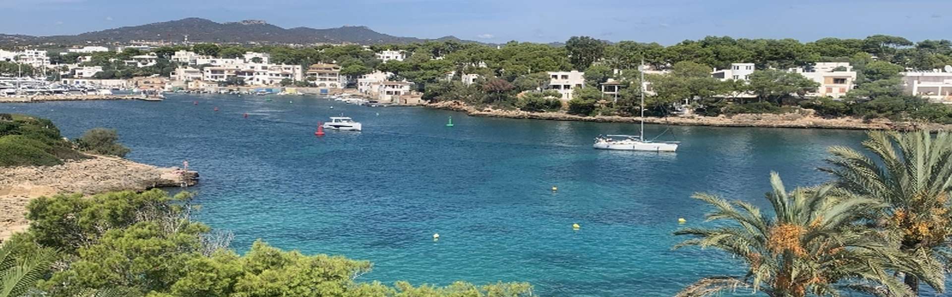 Frontline villa with beach access and harbor views in Cala d'Or